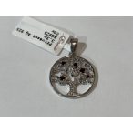 Gránát köves ezüst  medál-Meliha