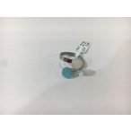 ROZETTA-Kis Üveg Gyűrű-Halvány kék