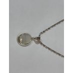 Gyöngyház ezüst medál-Malvin