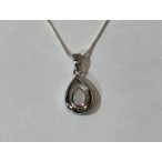 Opál köves ezüst  medál-Angelika