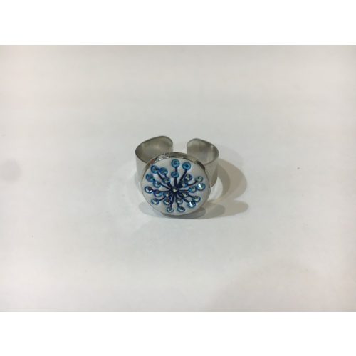 PATARA-Swarovski gyűrű-kék