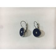 PATARA-Swarovski akasztós  fülbevaló-Kék