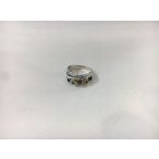 Borostyán köves ezüst gyűrű – Homoktövis