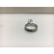 Ezüst tűzzománc gyűrű-Mónika