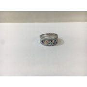 Ezüst tűzzománc gyűrű-Klaudia