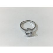 Cirkónia köves ezüst gyűrű-Szoliter