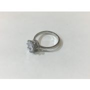 Cirkónia köves ezüst gyűrű-Szoliter