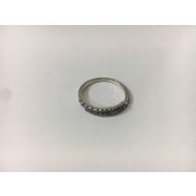 Cirkónia köves ezüst gyűrű – Csillogó fénykör