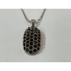 Gránát köves ezüst medál –Ildiko