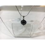 Gránát köves ezüst  medál-Mária