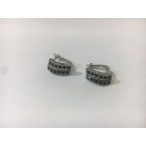 EZÜST Gránát  köves fülbevaló – Éva