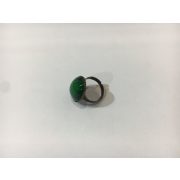 Török kerámia gyűrű-Ovális zöld
